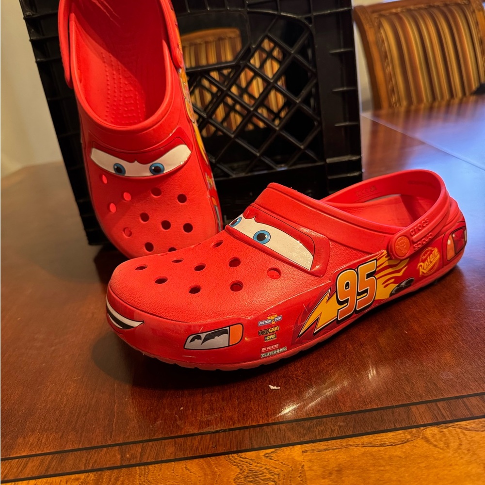 Lightning McQueen Light Up Crocs